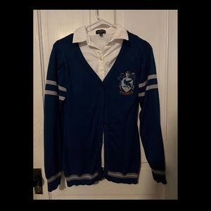Harry Potter Ravenclaw Cardigan Size Small